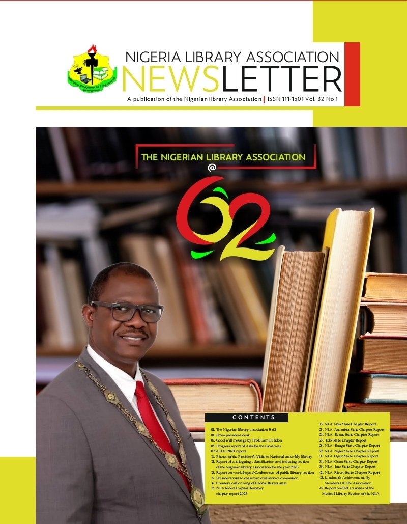 Nigerian Library Association Newsletter Vol. 32 No 1